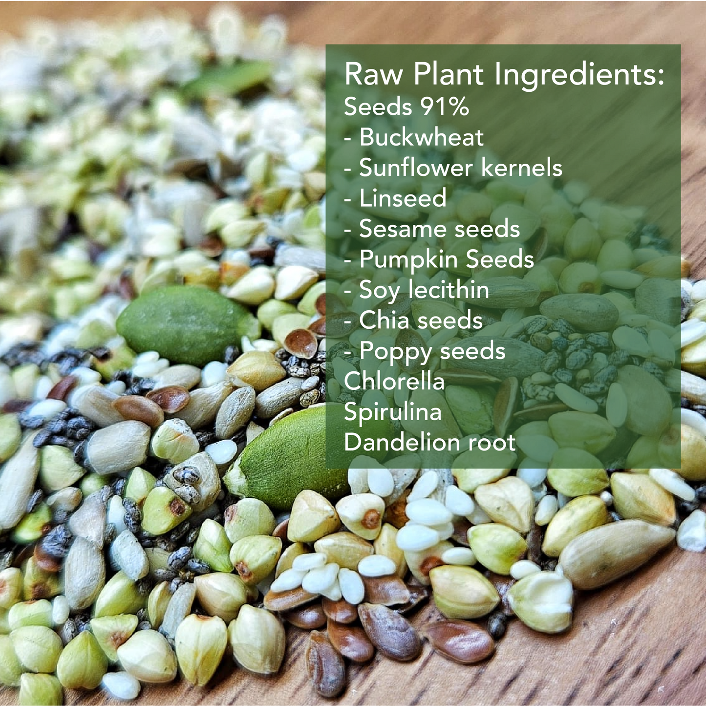 No. 1 GUT HEALTH - Raw seed mix